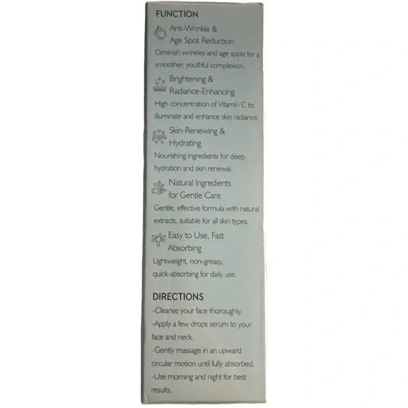 Insutam Super Vitamin C Serum 1 fl oz Antiwrinkle Skin Renewing Skin Brightening - Picture 5 of 7